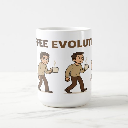 Évolution du café - Matin Mood Mug (Centre)