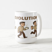 Évolution du café - Matin Mood Mug (Devant droit)