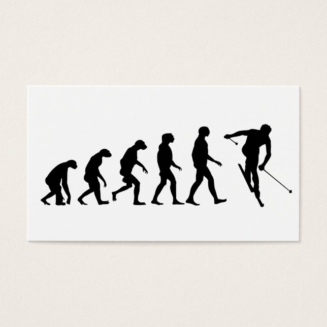 Évolution du ski (Devant)