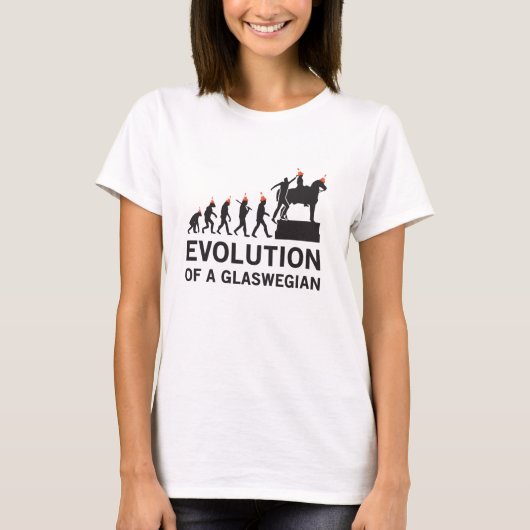 Evolution d'un Tshirt glaswegian (Glasgow) (Devant)