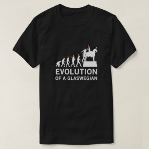 Evolution d'un Tshirt glaswegian (Glasgow)