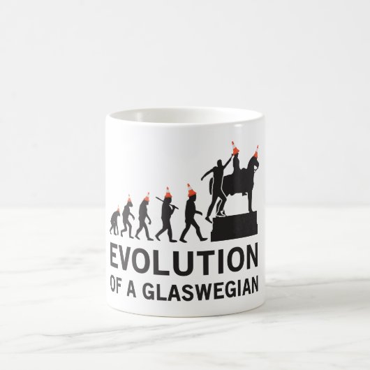 Évolution d'une Mug Glaswegian (Glasgow) (Centre)
