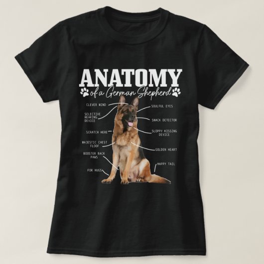 Evolution German Shepherd Evolution German Shepher T-shirt (Design voorkant)