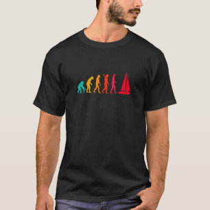 Evolution Graphic Sailboot Captain Sailing Zee Boa T-shirt
