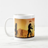 Évolution humaine de Cavewoman à Modern Day Mug D (Gauche)
