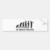 evolution jazz bumpersticker (Voorkant)