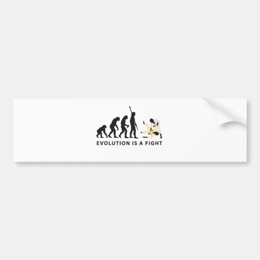 evolution Judo Bumpersticker (Voorkant)