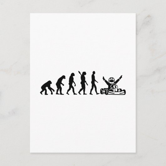Evolution Kart Briefkaart (Voorkant)
