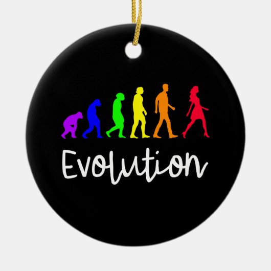 Evolution Keramisch Ornament (Voorkant)