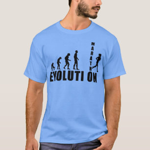EVOLUTION marathon runner gift T-shirt