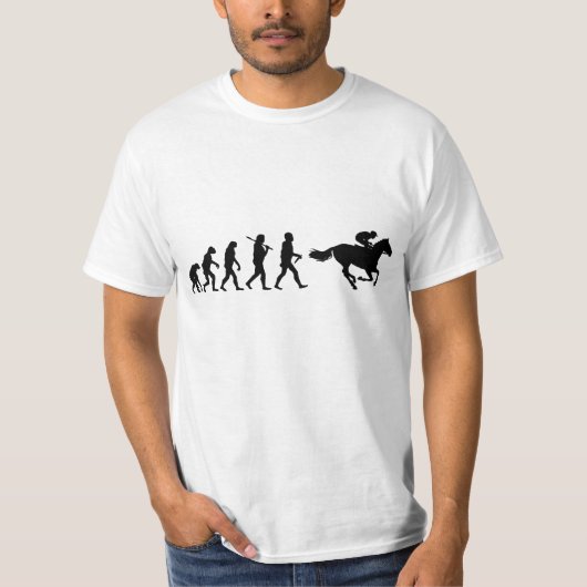 Évolution montant le T-shirt drôle (Devant)