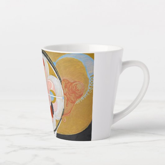 Evolution No.13 by Hilma af Klint Latte Mok (Rechts)