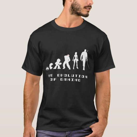 Evolution of Gaming T-shirt (Voorkant)