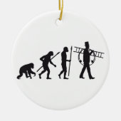 evolution of man chimney sweeps keramisch ornament (Voorkant)