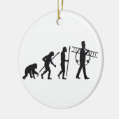 evolution of man chimney sweeps keramisch ornament (Links)