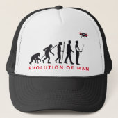 evolution of man controlling drone trucker pet (Voorkant)