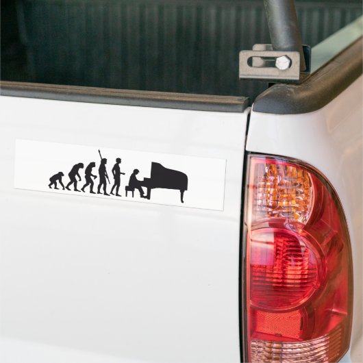 evolution piano bumpersticker (Op Truck)