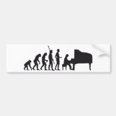 evolution piano bumpersticker (Voorkant)
