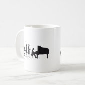evolution piano koffiemok (Voorkant links)