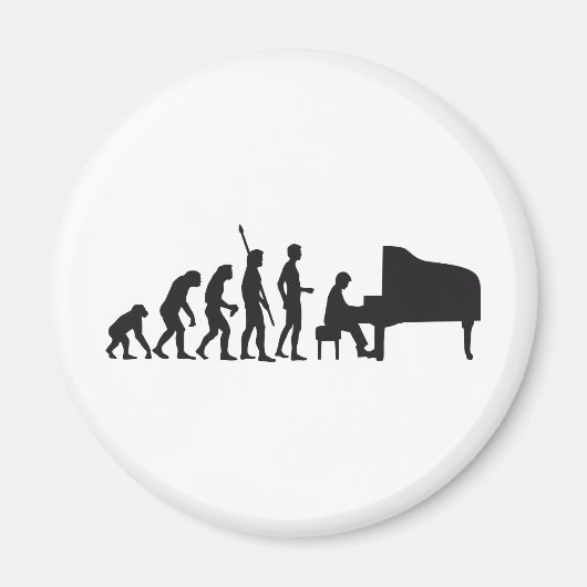 evolution piano magneet (Voorkant)