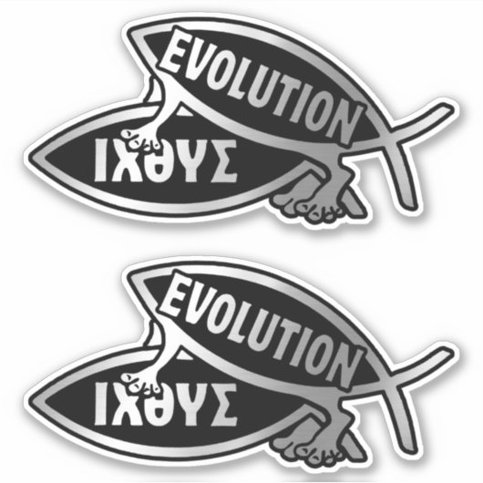Evolution - Procréation x 2 Sticker (Devant)