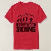 Evolution skiing t-shirt (Design voorkant)