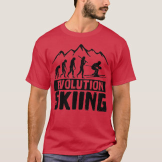 Evolution skiing t-shirt