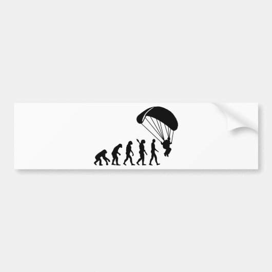 Evolution Skydiving Bumpersticker (Voorkant)