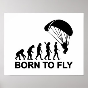 Evolution Skydiving, geboren om te vliegen Poster