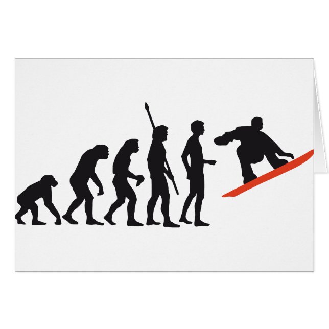 evolution snowboard (Voorkant Horizontaal)