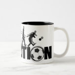 Evolution Soccer Mug<br><div class="desc">Mug bicolore Evolution Soccer</div>