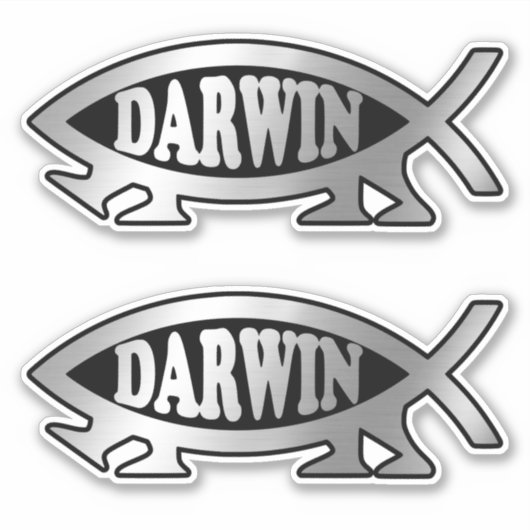 Evolution - Sticker Darwin x 2 (Devant)