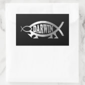 Evolution - Sticker rectangulaire Darwin (Sac)