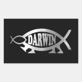 Evolution - Sticker rectangulaire Darwin (Devant)