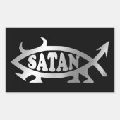 Evolution - Sticker Satan + Rectangulaire (Devant)