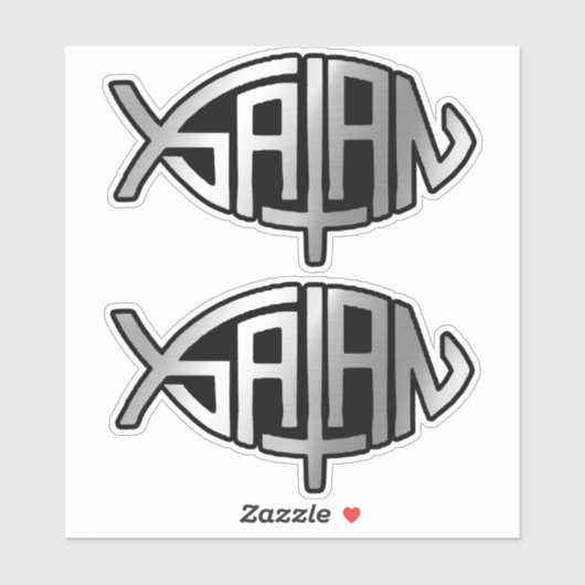 Evolution - Sticker Satan + x 2 (Feuille)