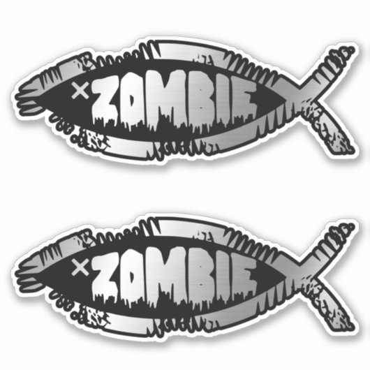 Evolution - Sticker Zombie x 2 (Devant)
