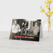 Evolution téléphonique Vintage Carte photo antique (Fleur jaune)