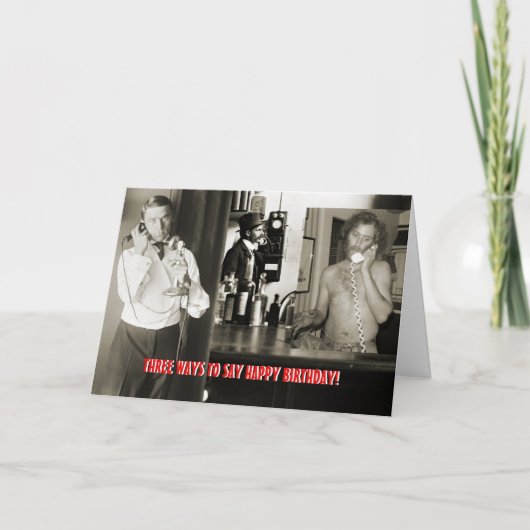 Evolution téléphonique Vintage Carte photo antique (Devant)