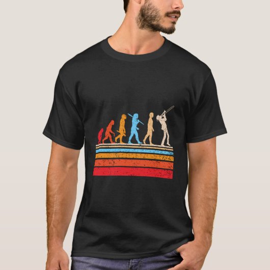 Evolution Trombonist Trombone Player Jazz Marching T-shirt (Voorkant)