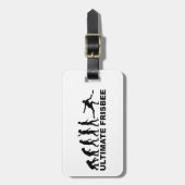 Evolution Ultimate Frisbee Bagagelabel (Voorkant verticaal)