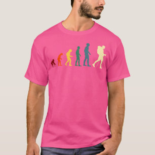 Evolution Wandelen Mannen Humor Wandelcadeau Idee  T-shirt