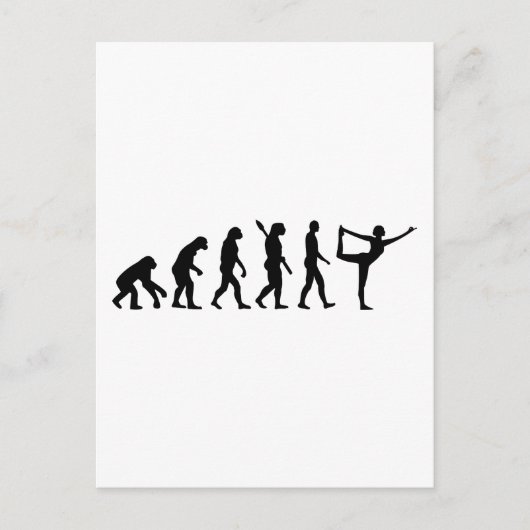 Evolution Yoga Briefkaart (Voorkant)