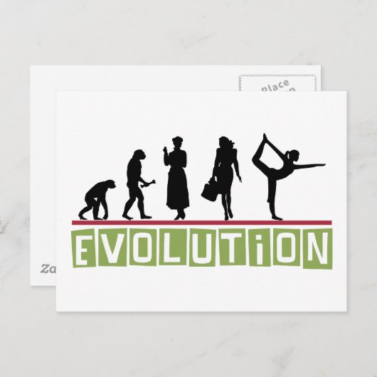 Evolution Yoga Gift Briefkaart (Voorkant / Achterkant)