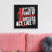 Evolutionair succes canvas afdruk (Insitu (Woonkamer))