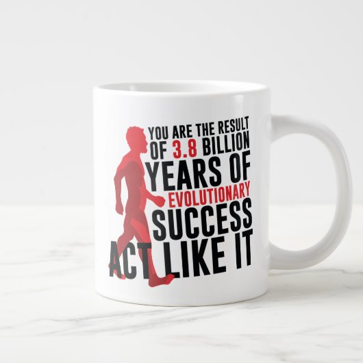 Evolutionair succes jumbo beker (Rechts)