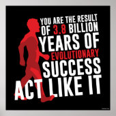 Evolutionair succes poster (Voorkant)