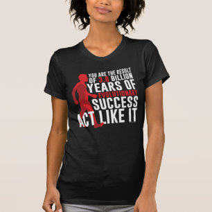 Evolutionair succes t-shirt