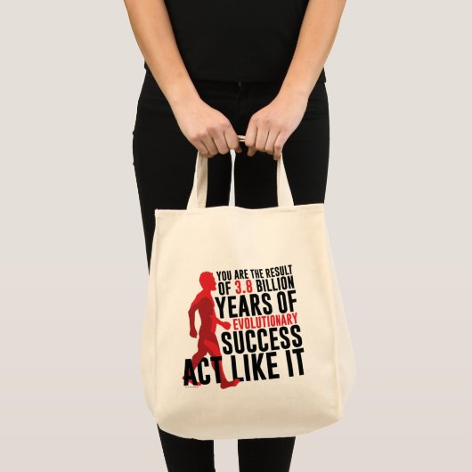 Evolutionair succes tote bag (Voorkant (product))