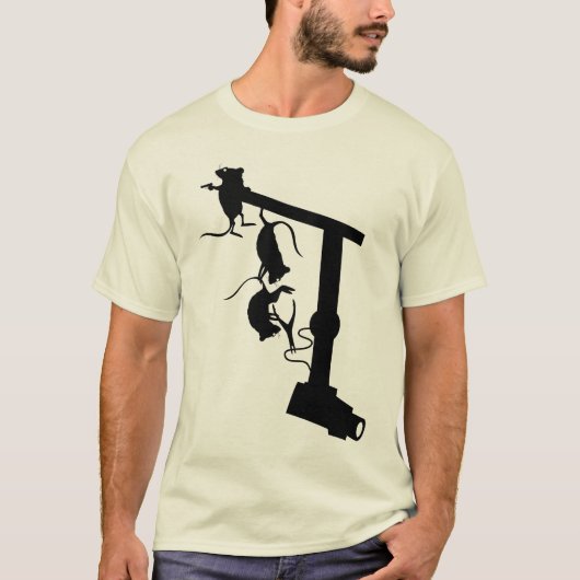 Evolutionary Mice Espionage T-shirt (Voorkant)